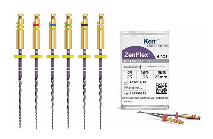 ZenFlex .04, assort (ISO 20, 25, 30, 35, 40, 45), délka 21 mm, 6ks