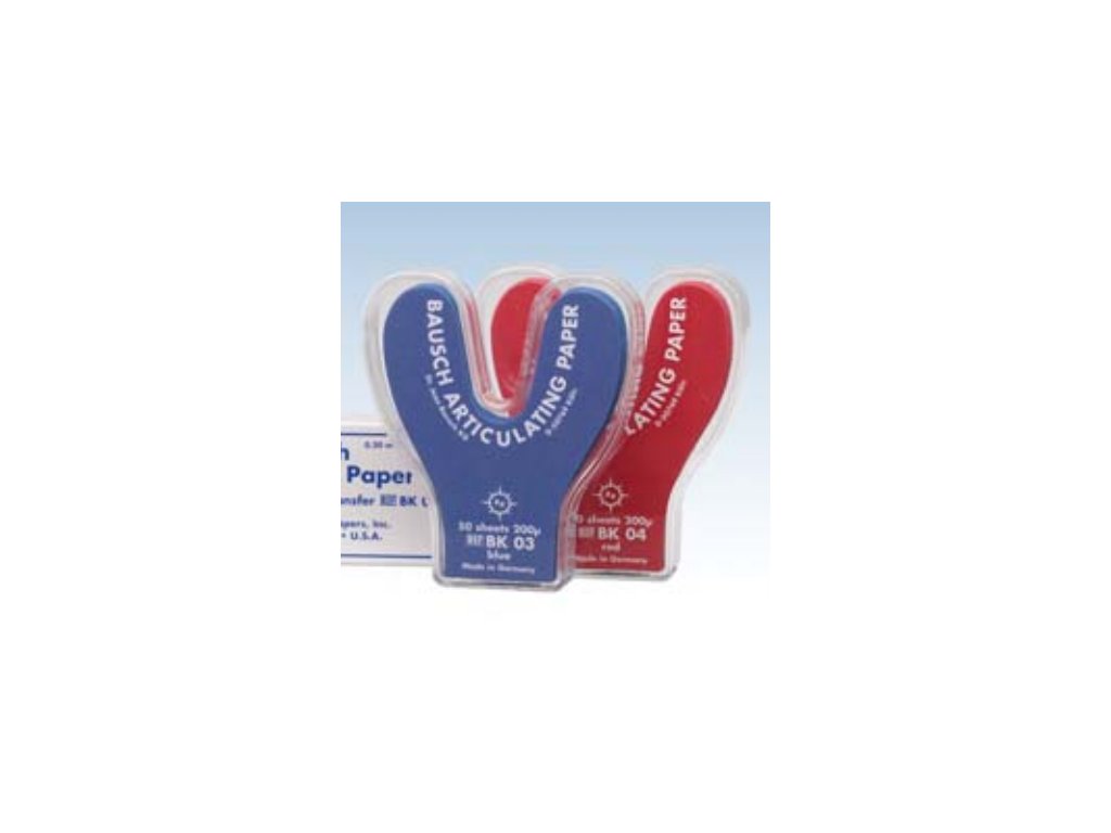 Articulation Paper BK 04 Horseshoe 200µ Red 50pcs