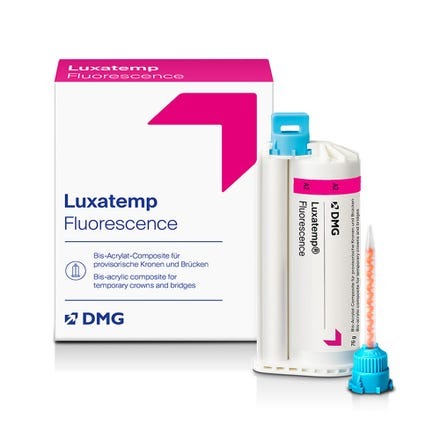 Luxatemp Star Fluorescence A1 76g Automix Cartridge