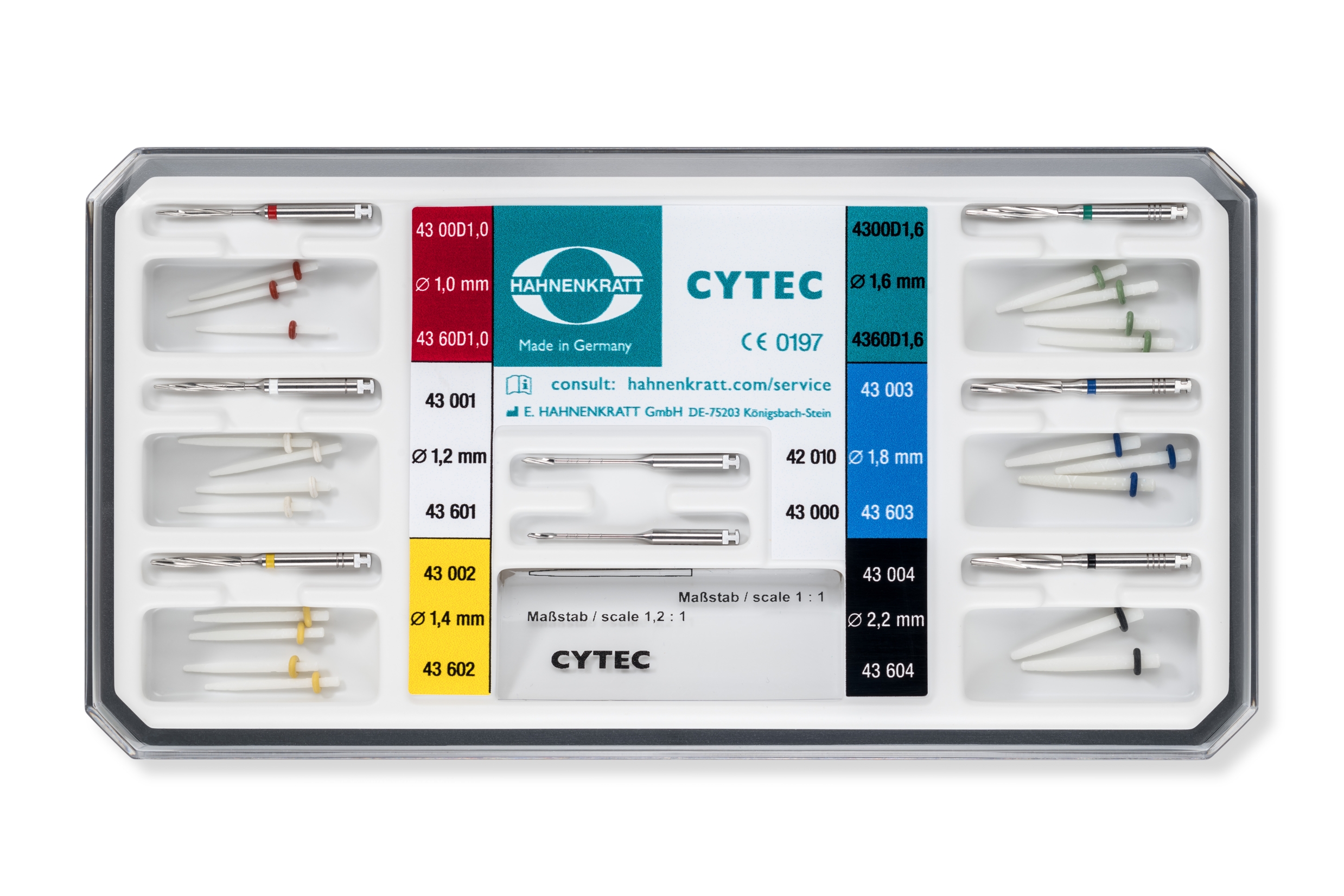 Cytec Glass Fiber Root Posts Standard Set