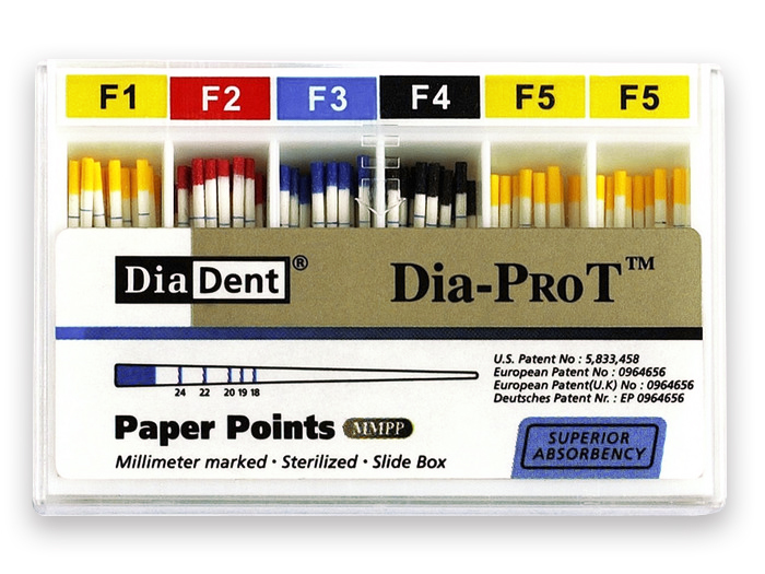 Dia-ProT Paper Points F1 100pcs