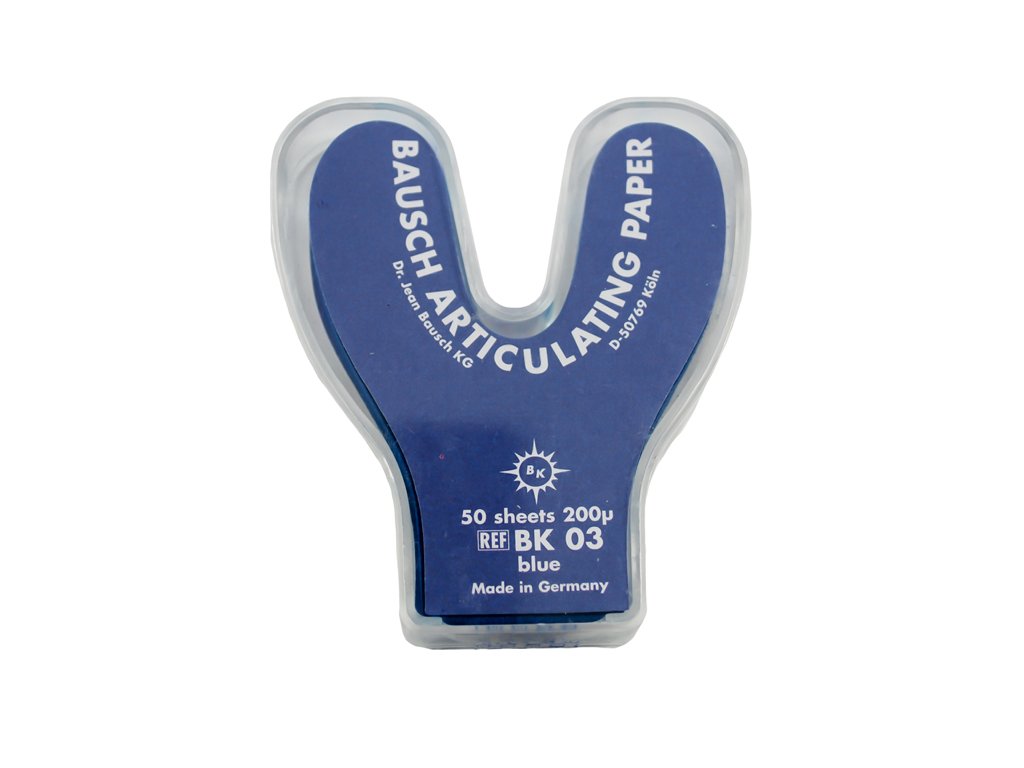 Articulating Paper BK 03 U-Shape 200µ Blue 50pcs