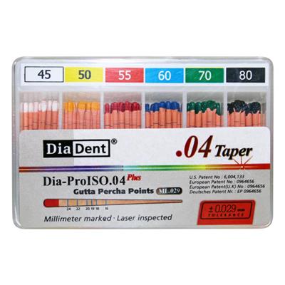 Gutta Percha Points .04 Taper Size 40 60pcs