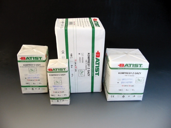 Gauze Compresses 5x5cm 100pcs