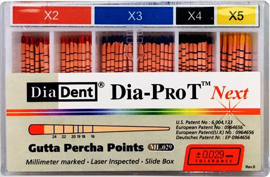 Dia-ProT NEXT X4 Gutta Percha Points 60pcs