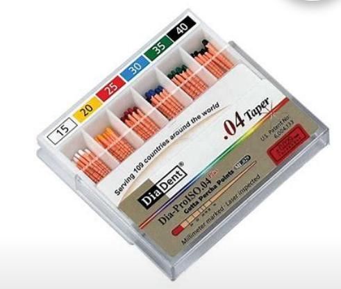 Gutta Percha Points .04 Taper 15-40 60pcs