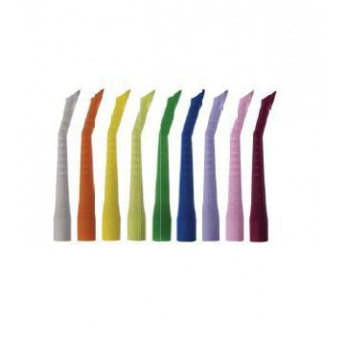Monoart Aspirator Tips Burgundy 16mm 129mm 10pcs